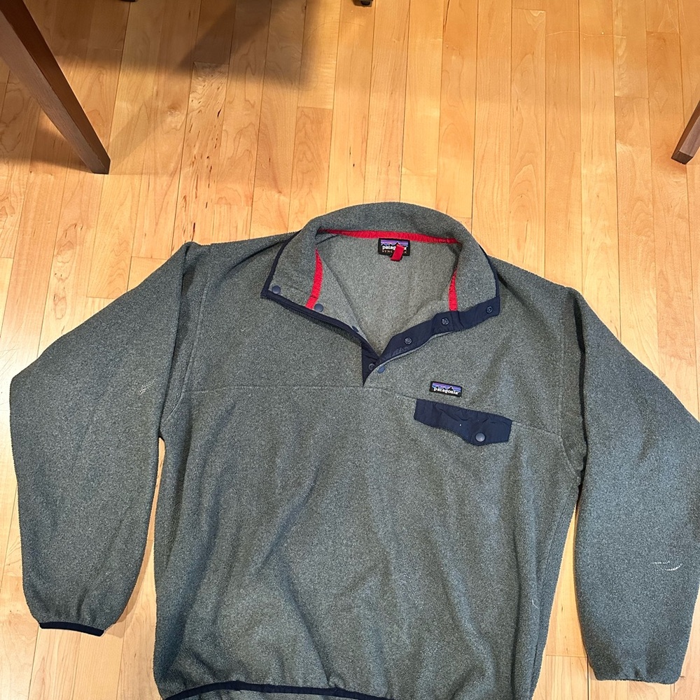 Patagonia Gray Pullover Fleece